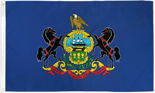 Pennsylvania flag 3x5ft - flag,